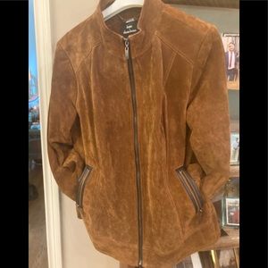 Suede Bomber Jacket - ENTERTAINING ALL OFFERS!!!!